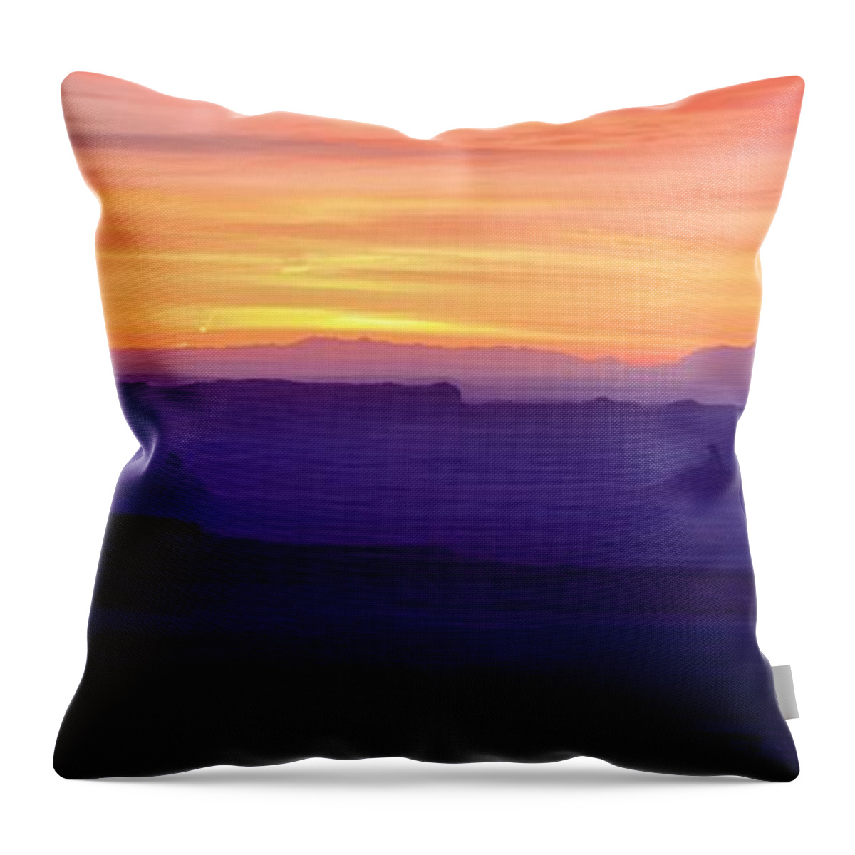 Valley Of The Gods Throw Pillow featuring the photograph Valley of the Gods Sunrise Utah Four Corners Monument valley by Silvio Ligutti