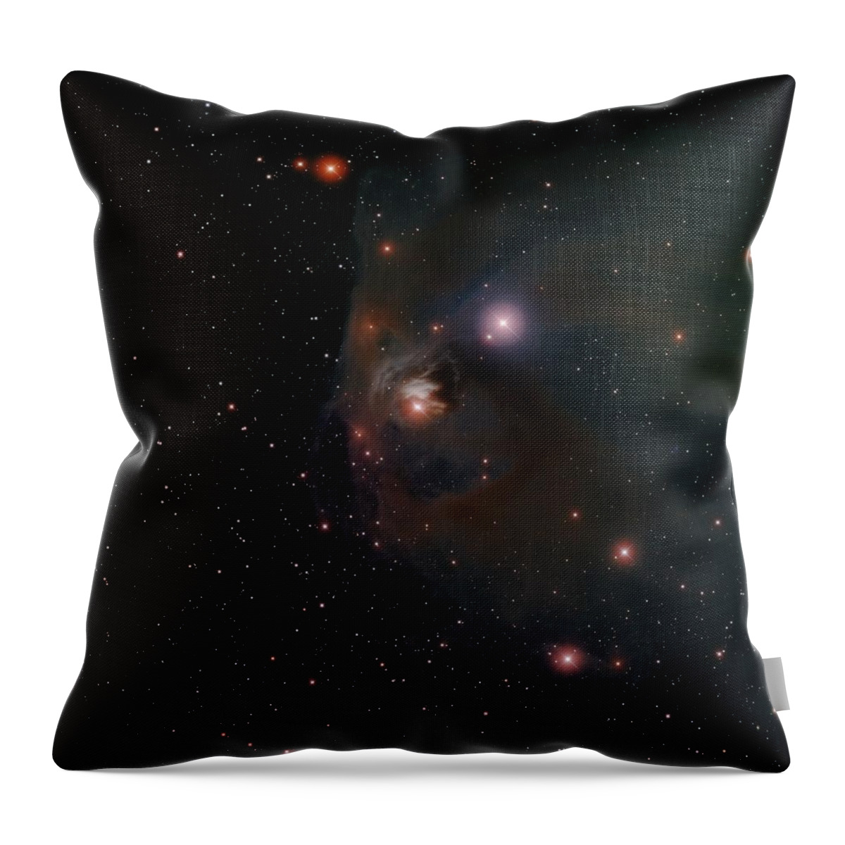M33 Spiral Galaxy Throw Pillow featuring the photograph Variable Star T Tauri by Celestial Images