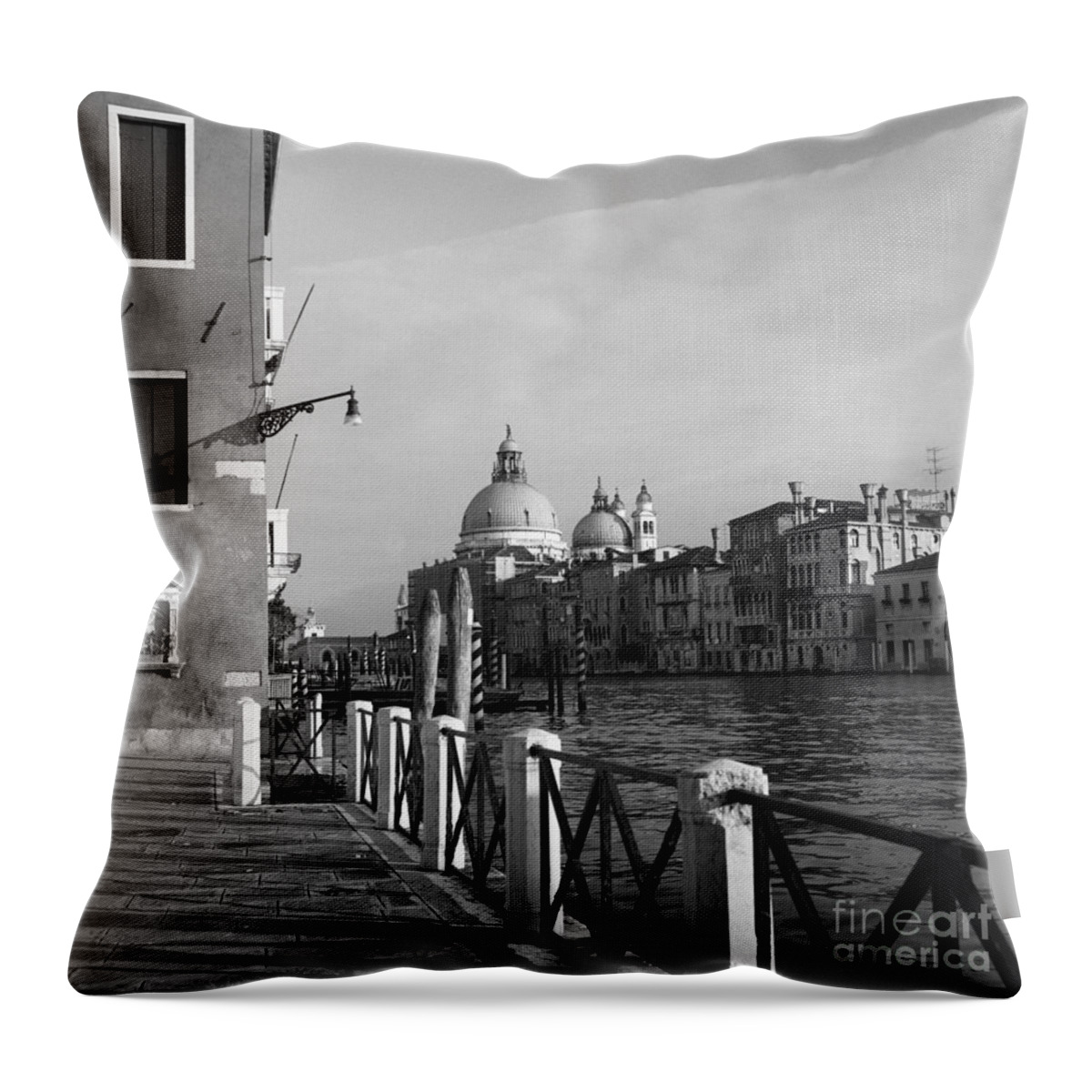 Venezia Throw Pillow featuring the photograph Venezia Canal Grande by Riccardo Mottola