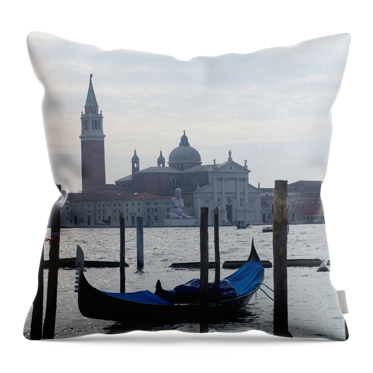 Venice Throw Pillow featuring the photograph Venice Grand Canal by Kristine Bogdanovich