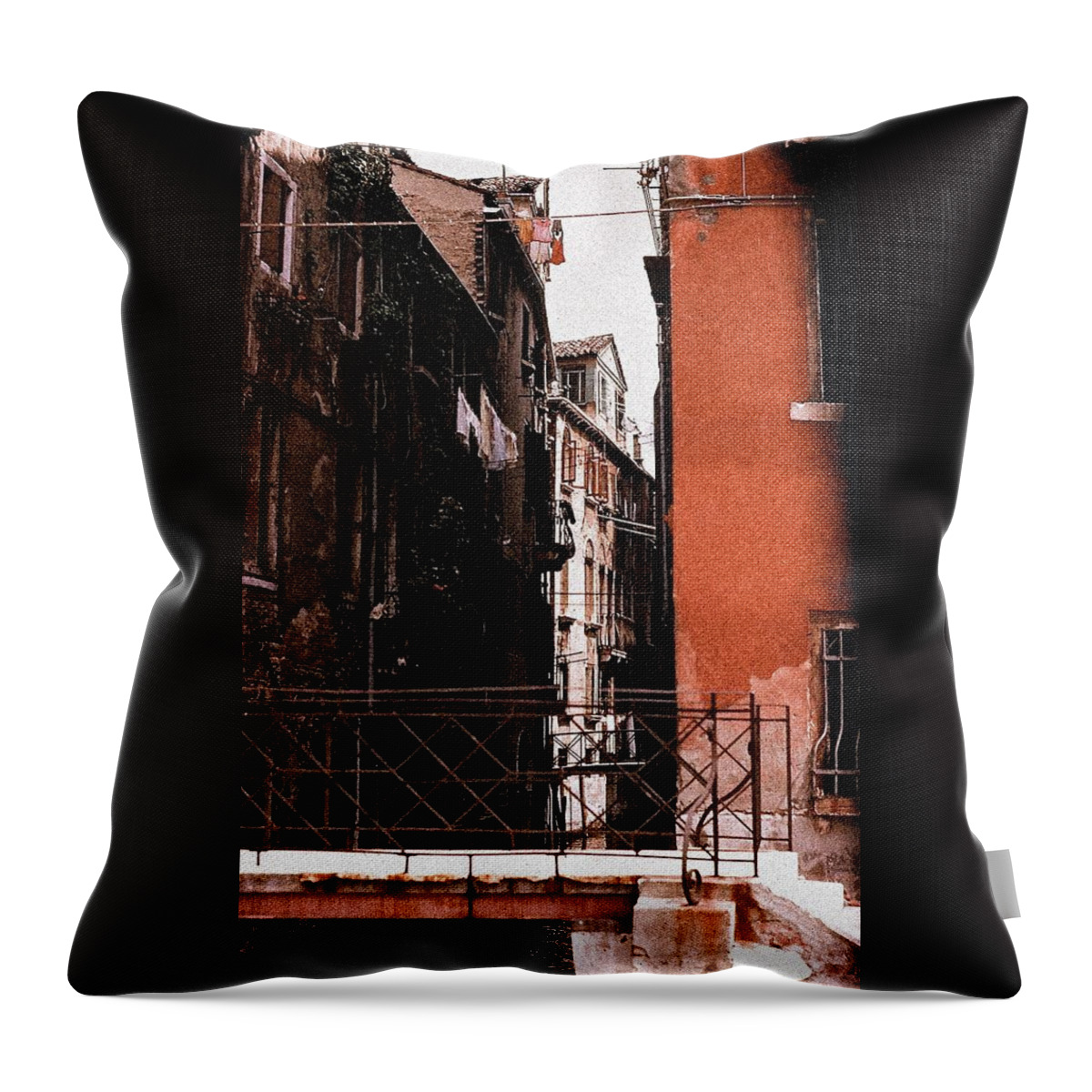 Venice Throw Pillow featuring the photograph A Chapter In Venice by Ira Shander