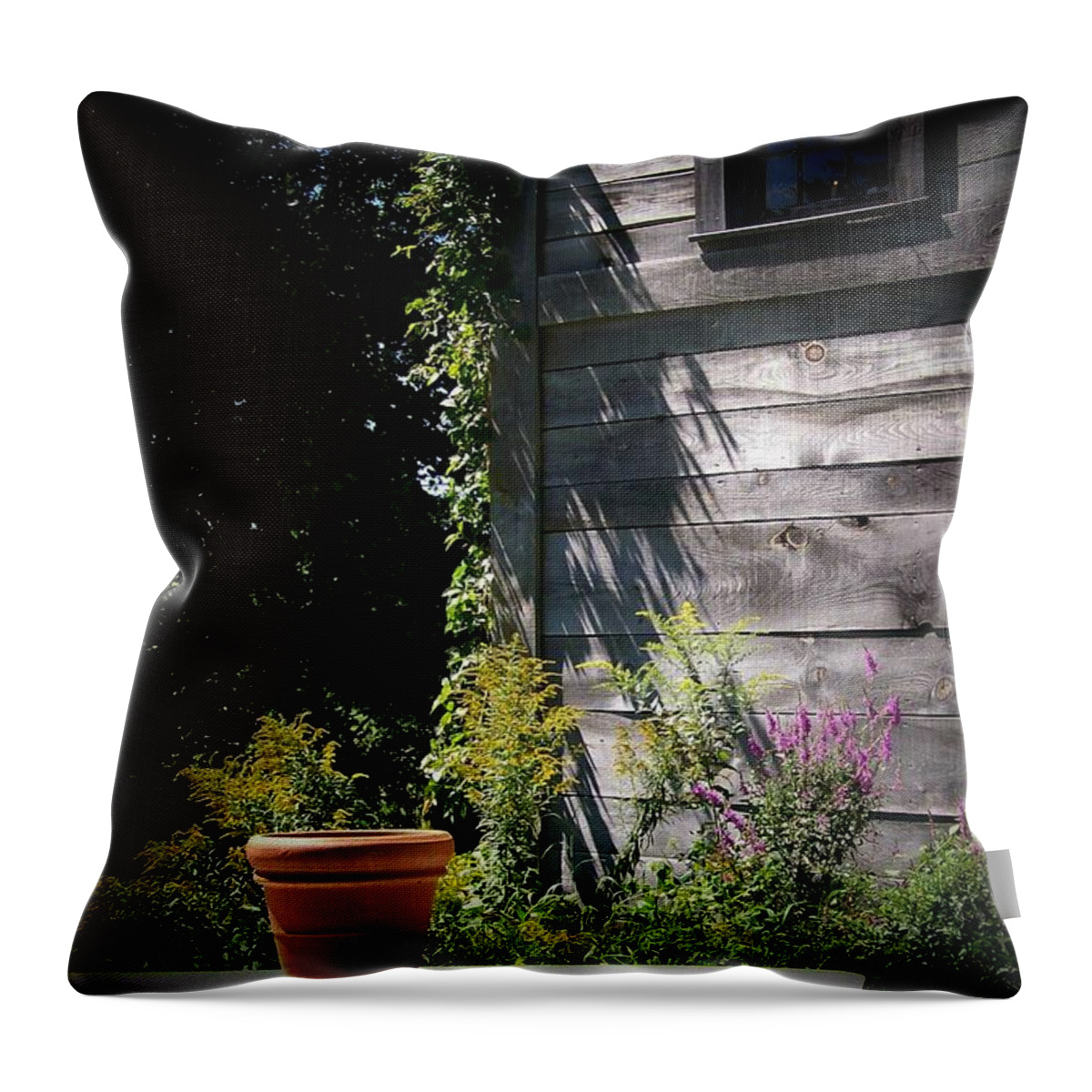 Photography Throw Pillow featuring the digital art Villagio by Barbara S Nickerson