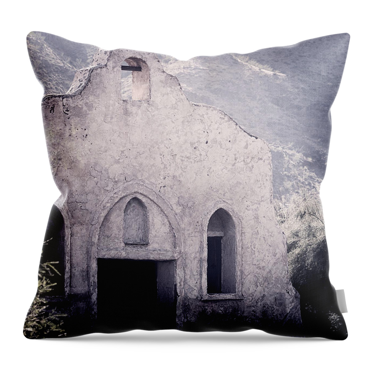 Atmospheric Throw Pillow featuring the photograph Waiting on Sunday by Trish Mistric