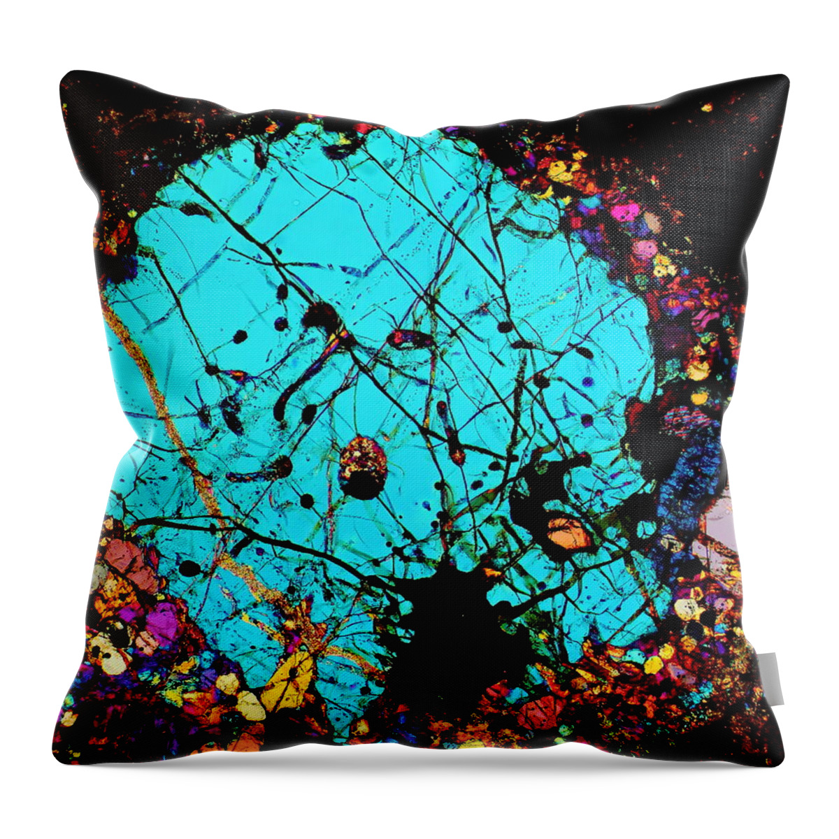 Meteorites Throw Pillow featuring the photograph Walking On Thin Ice by Hodges Jeffery