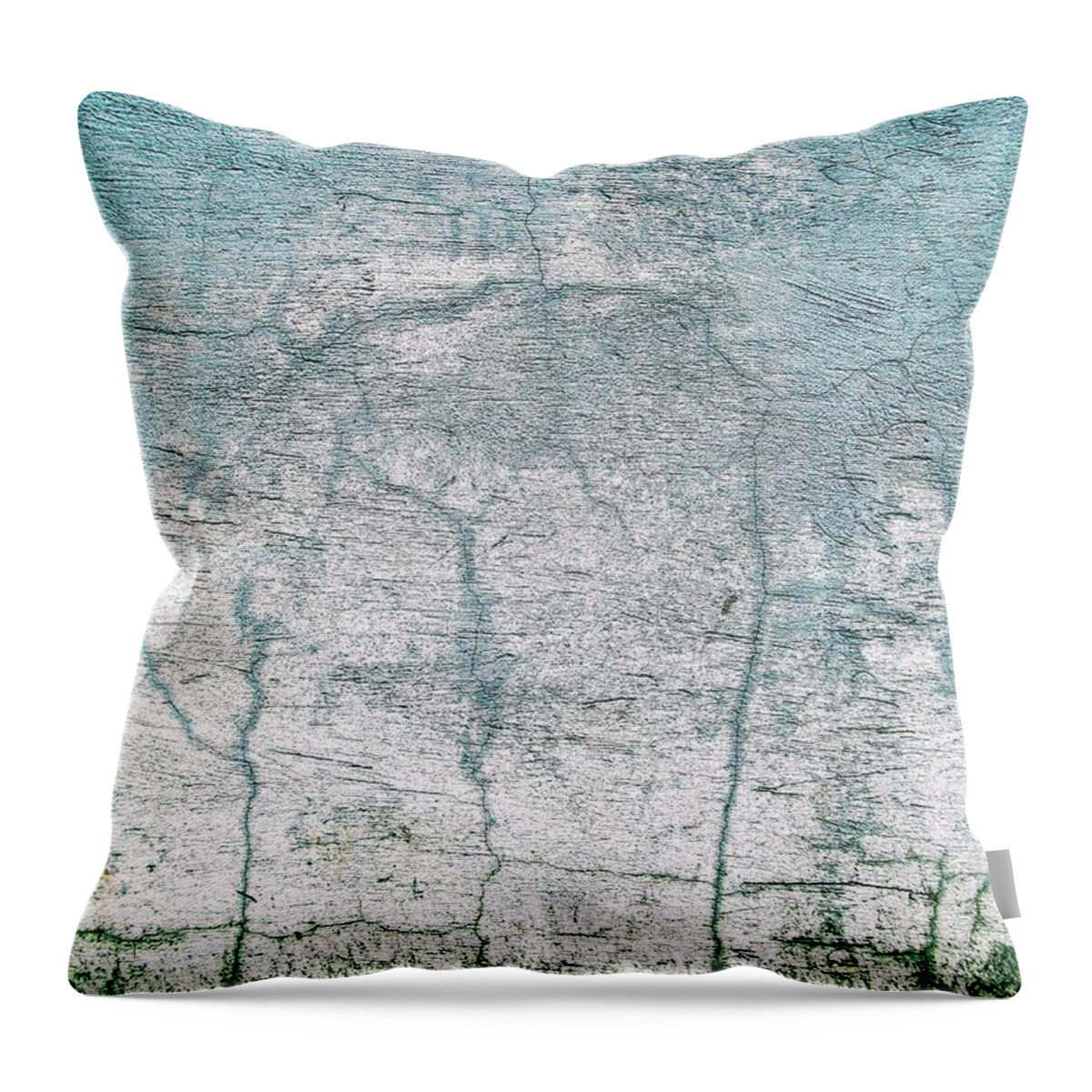 Texture Throw Pillow featuring the digital art Wall Abstract 11 by Maria Huntley
