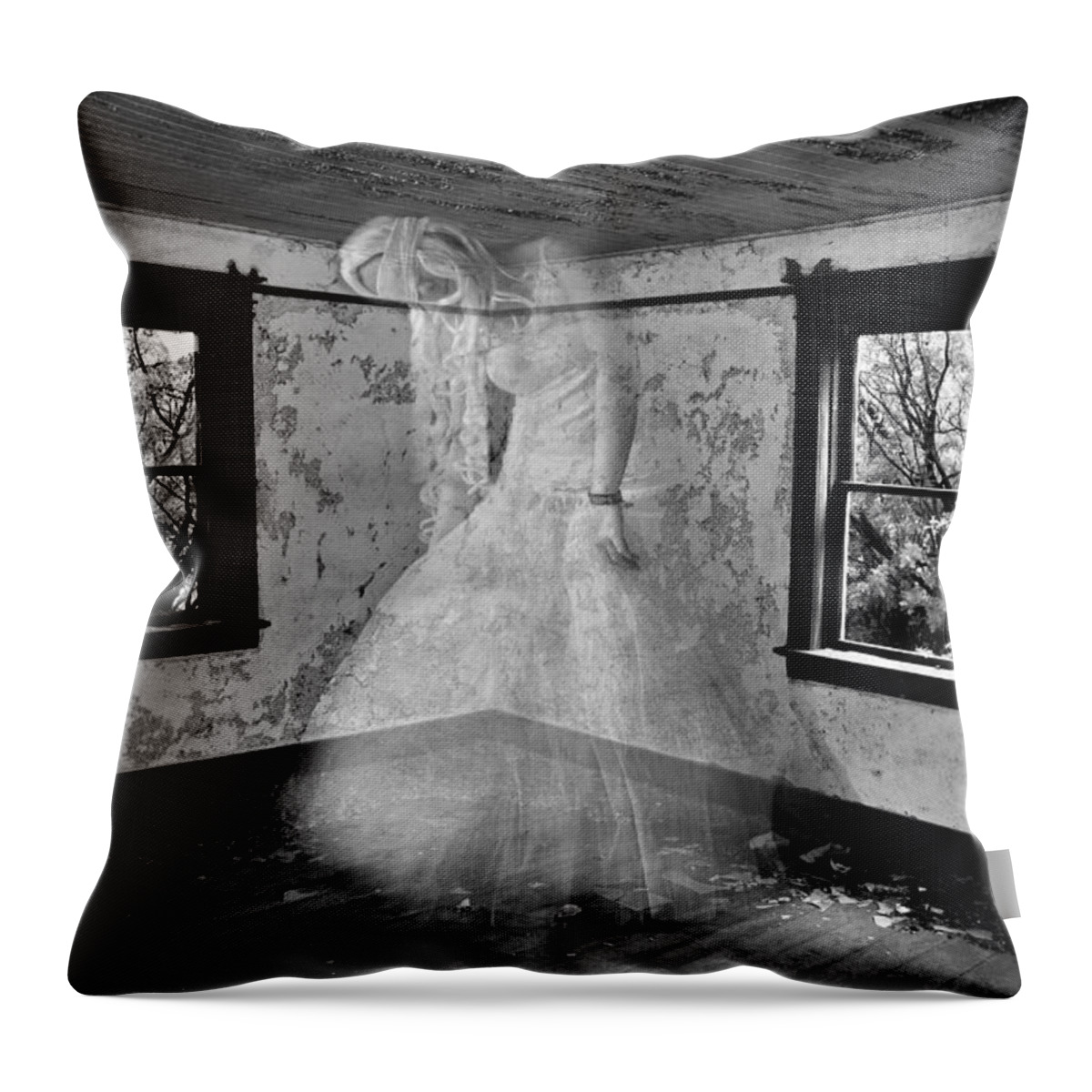 Walls Throw Pillow featuring the photograph Walls That Push by J C