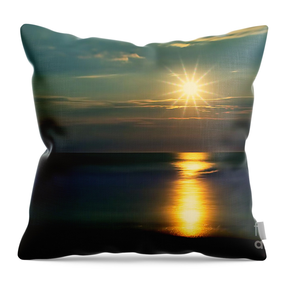 Warm Throw Pillow featuring the photograph Warm Reflections by Mark Miller
