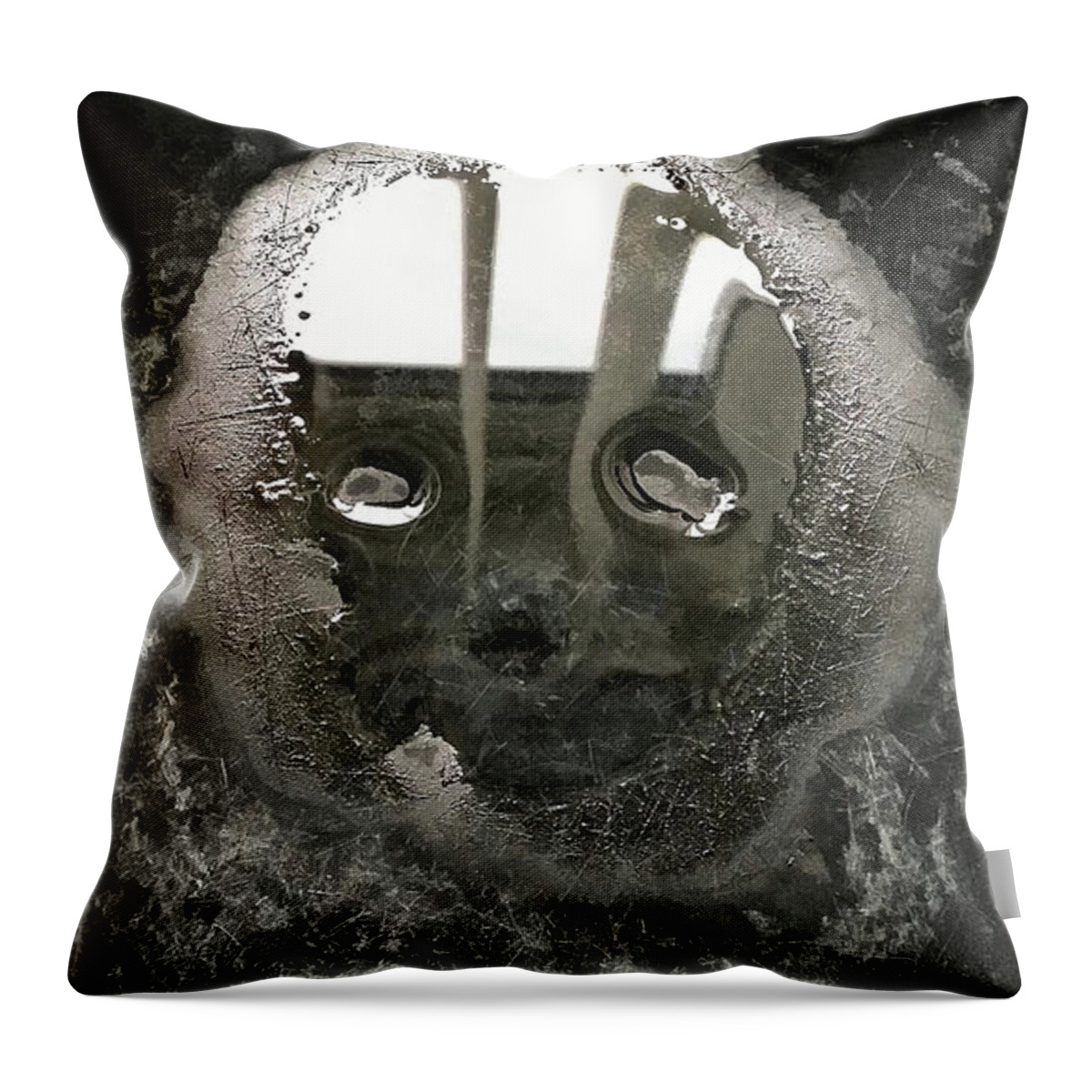 Purity Throw Pillow featuring the photograph Water drawing by Pedro Fernandez