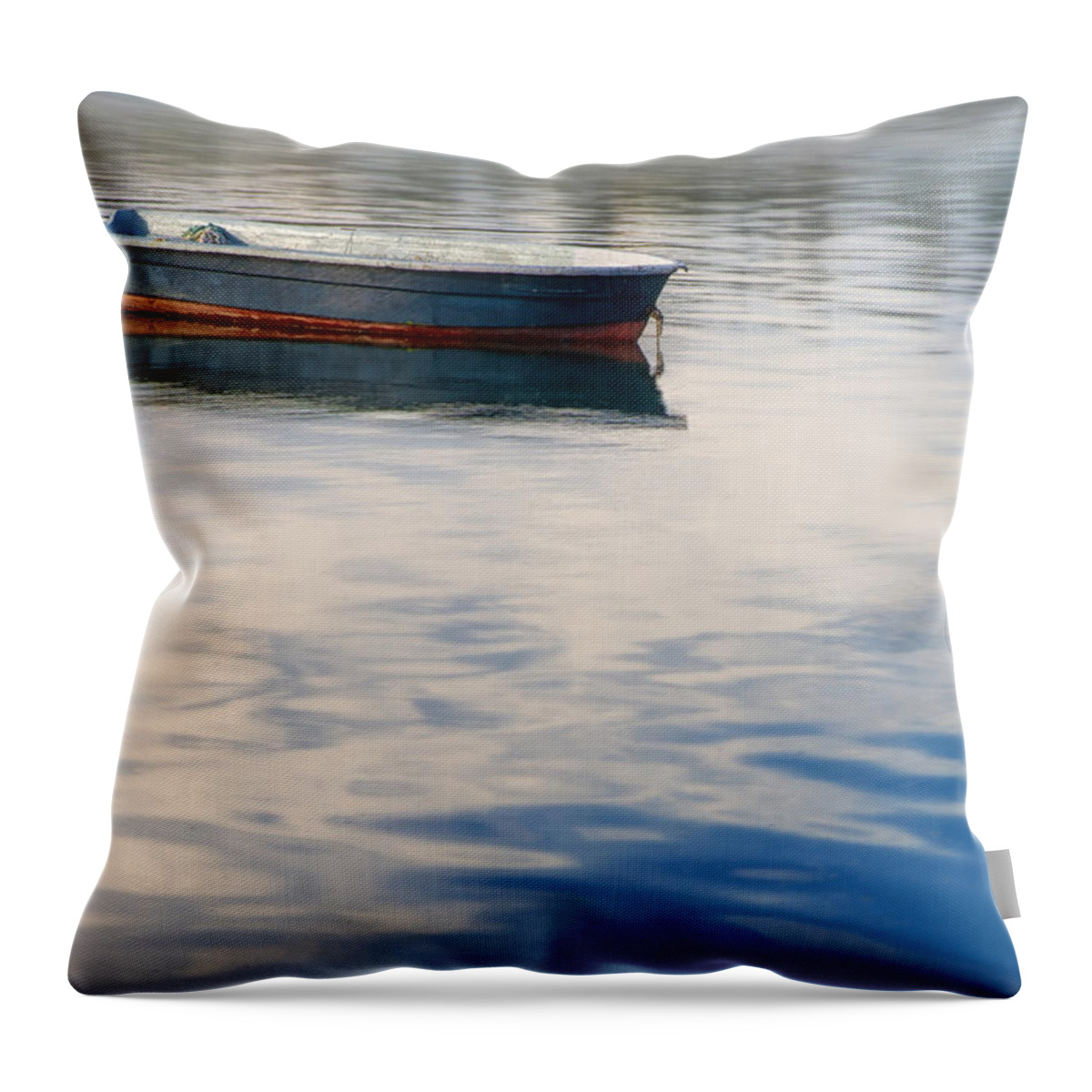 #boats Throw Pillow featuring the photograph Water Lily by Darylann Leonard Photography