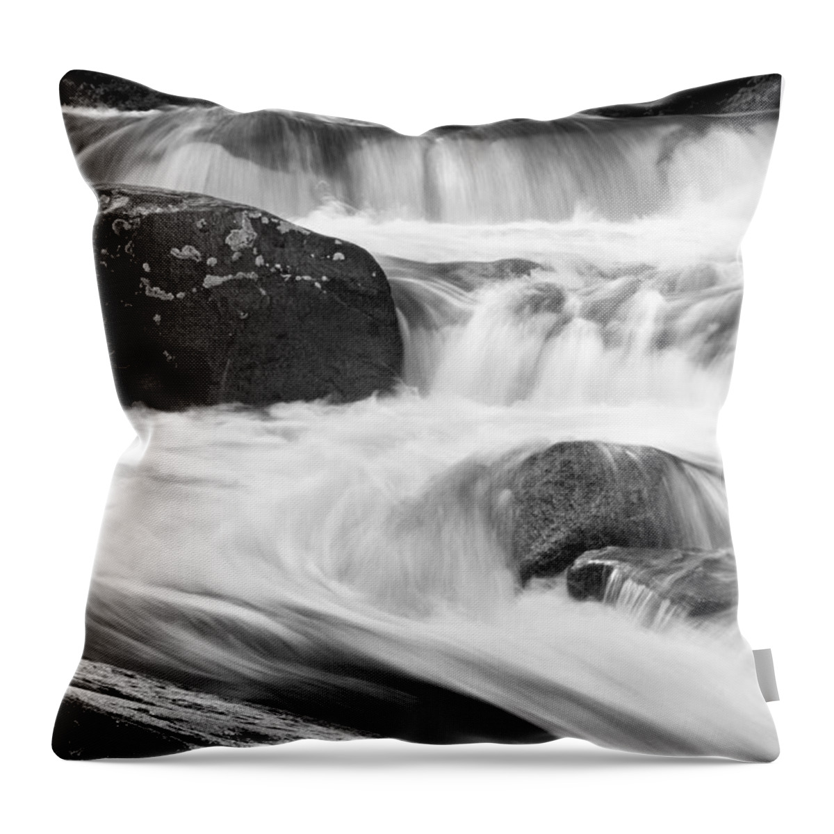 Waterfall Throw Pillow featuring the photograph Waterfall by David Lichtneker
