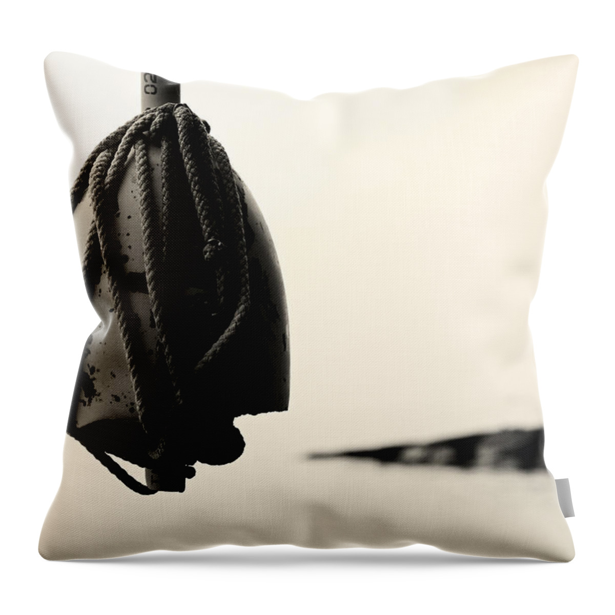 Chesapeake Bay Throw Pillow featuring the photograph Way of the Watermen by Rebecca Sherman
