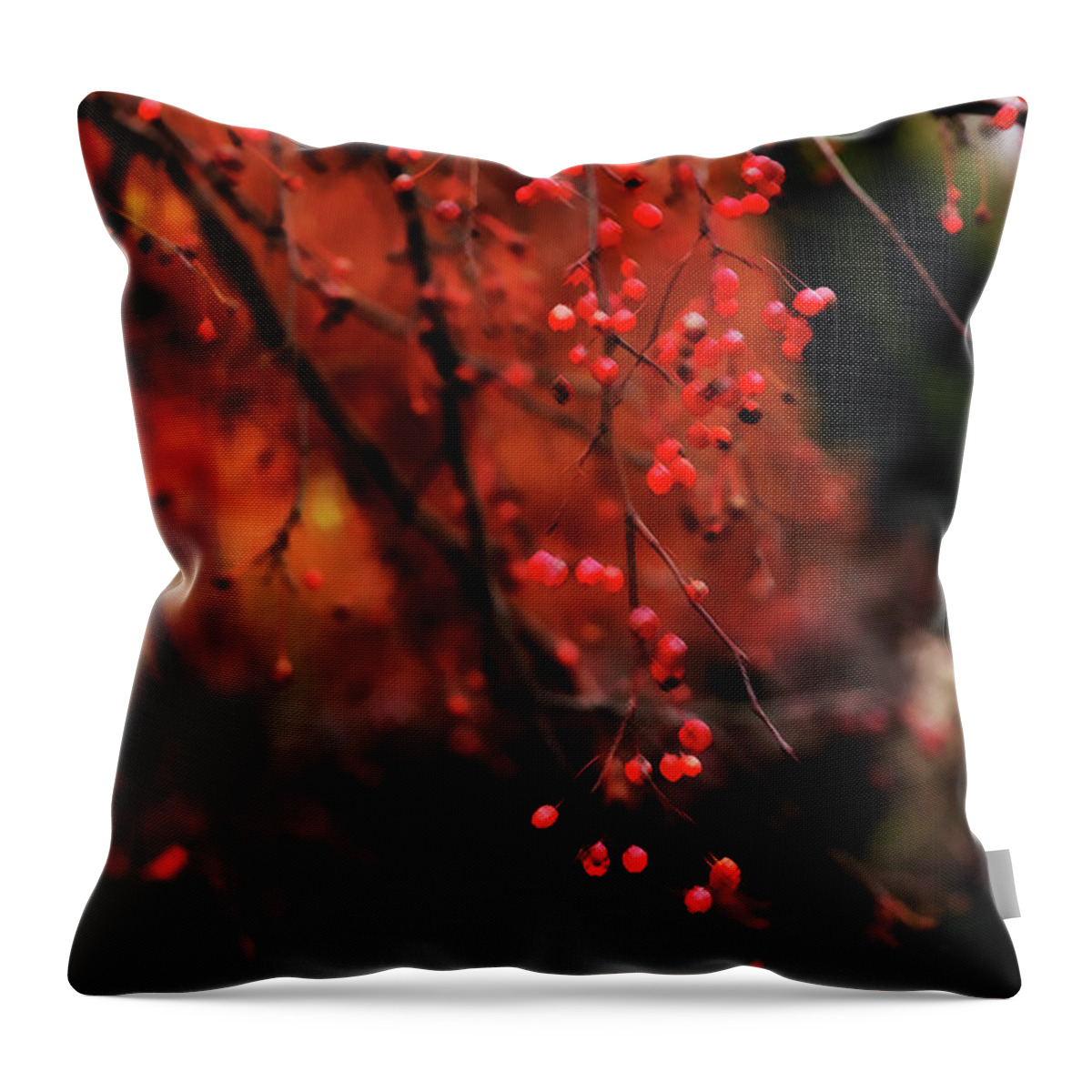 Tree Throw Pillow featuring the photograph Weeping by Linda Shafer