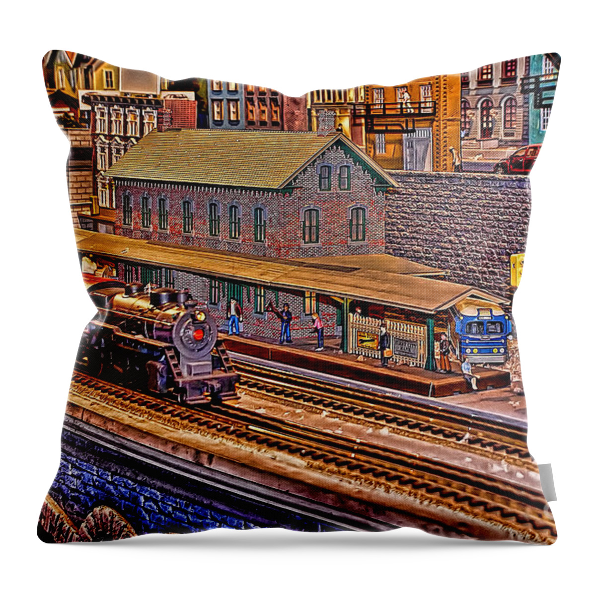 Childhood Throw Pillow featuring the photograph Welcome to Childhood by Olga Hamilton