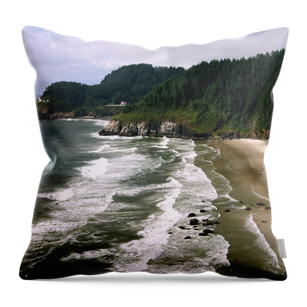View Throw Pillow featuring the photograph What a view by Beth Collins