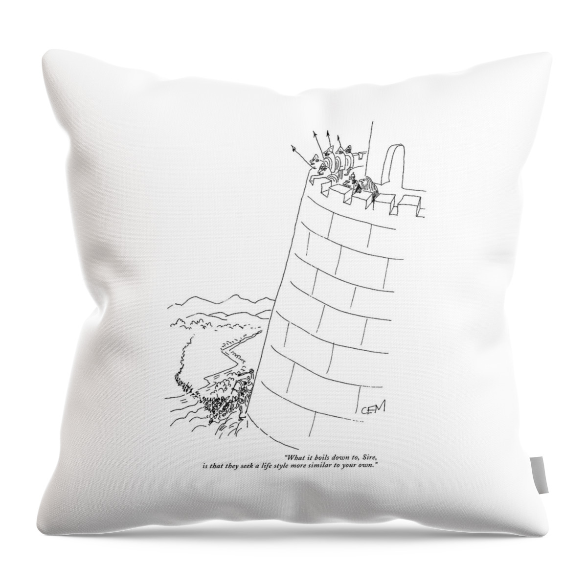 What It Boils Throw Pillow