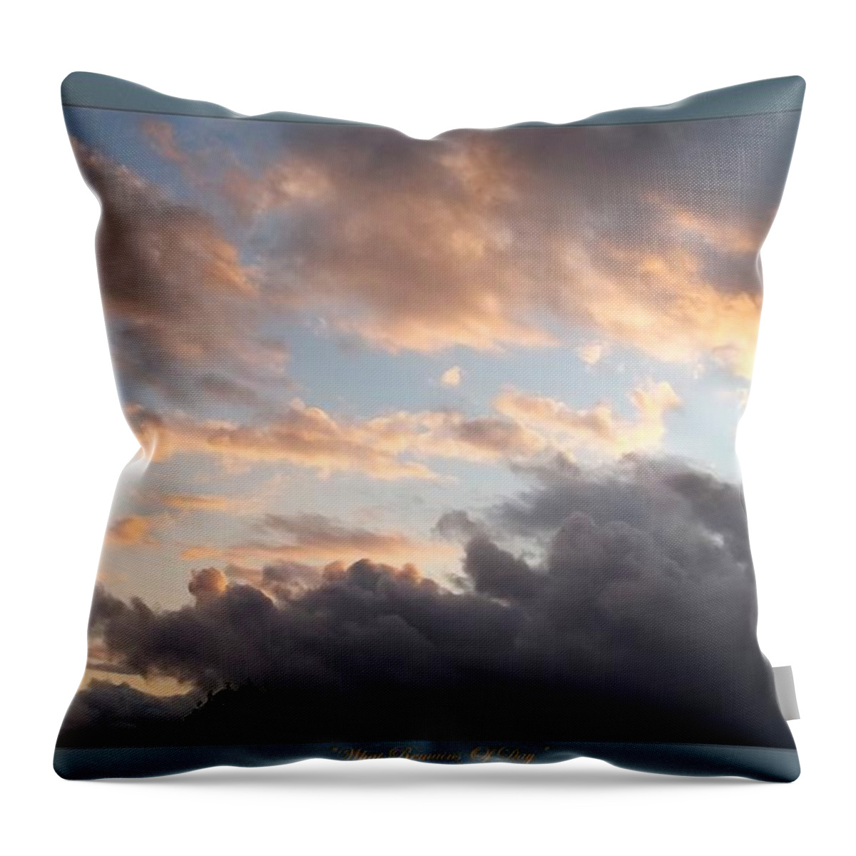Glenn Mccarthy Art Throw Pillow featuring the photograph What Remains Of Day by Glenn McCarthy Art and Photography
