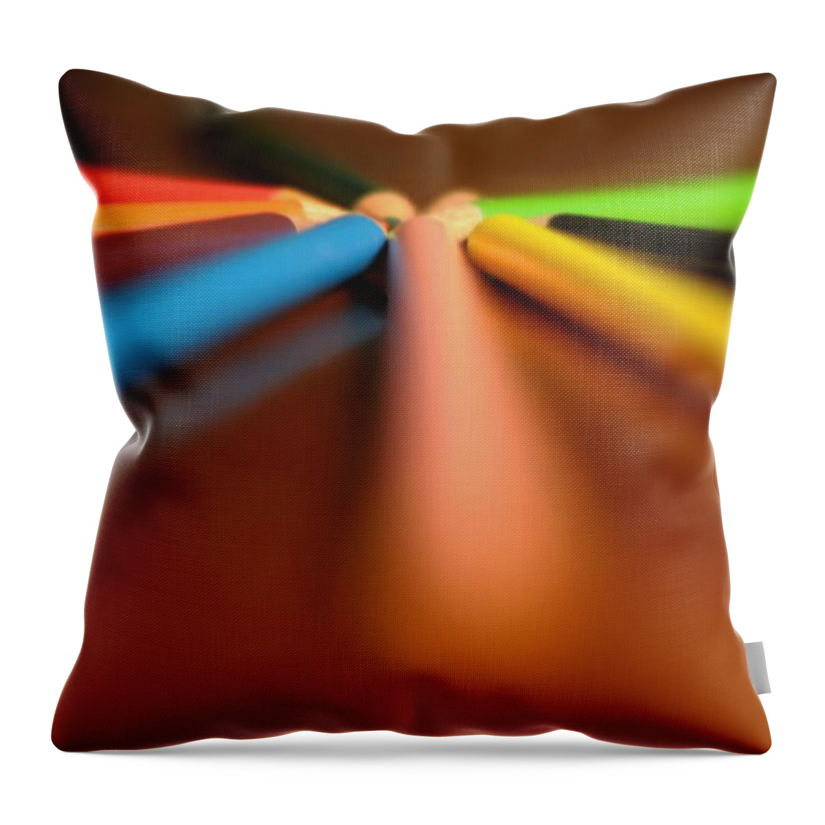 Pencils Throw Pillow featuring the photograph Missing the Point by Diana Angstadt
