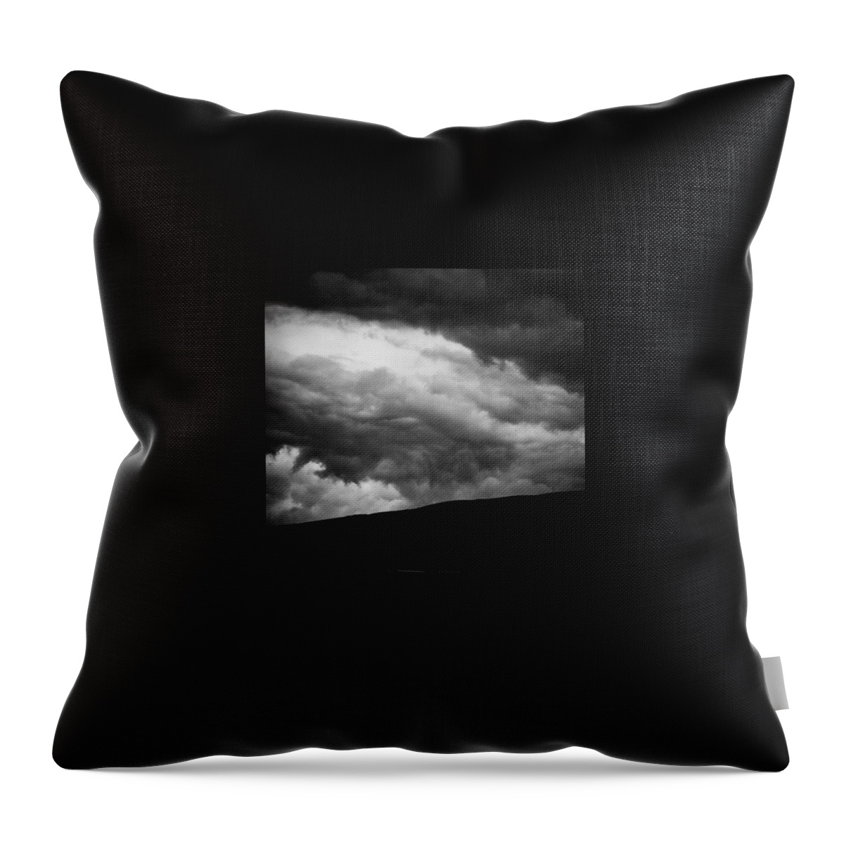 Beautiful Throw Pillow featuring the photograph When The Clouds Come Rolling In by Aleck Cartwright