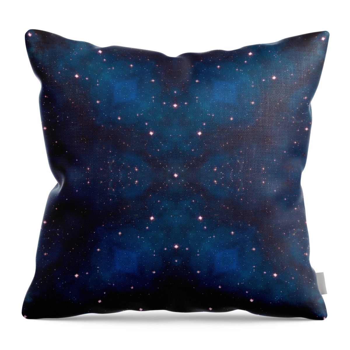 Star Throw Pillow featuring the photograph When The Stars Collide by Renee Trenholm