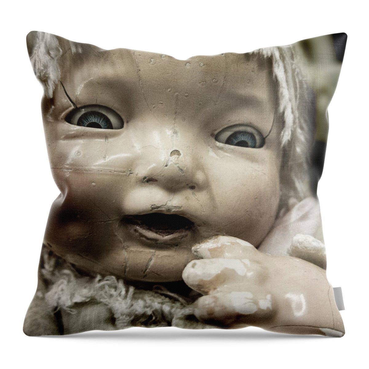 Antique Throw Pillow featuring the photograph Whispering by Margie Hurwich