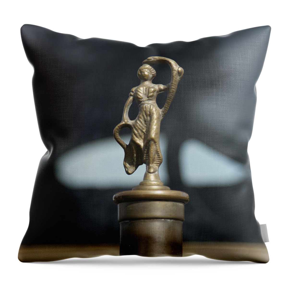 Glenmoor Throw Pillow featuring the photograph White Motors by Jack R Perry