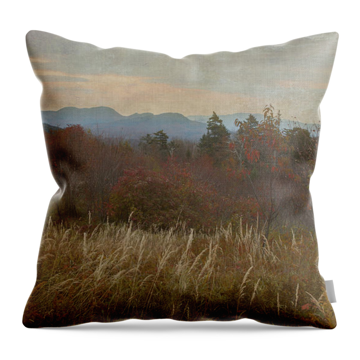New England Throw Pillow featuring the photograph White Mountains Sunset by Jean-Pierre Ducondi