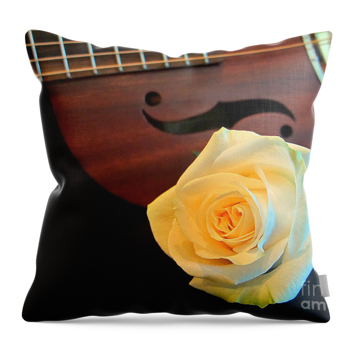 White Flower Throw Pillow featuring the photograph White Rose by Kelly Holm