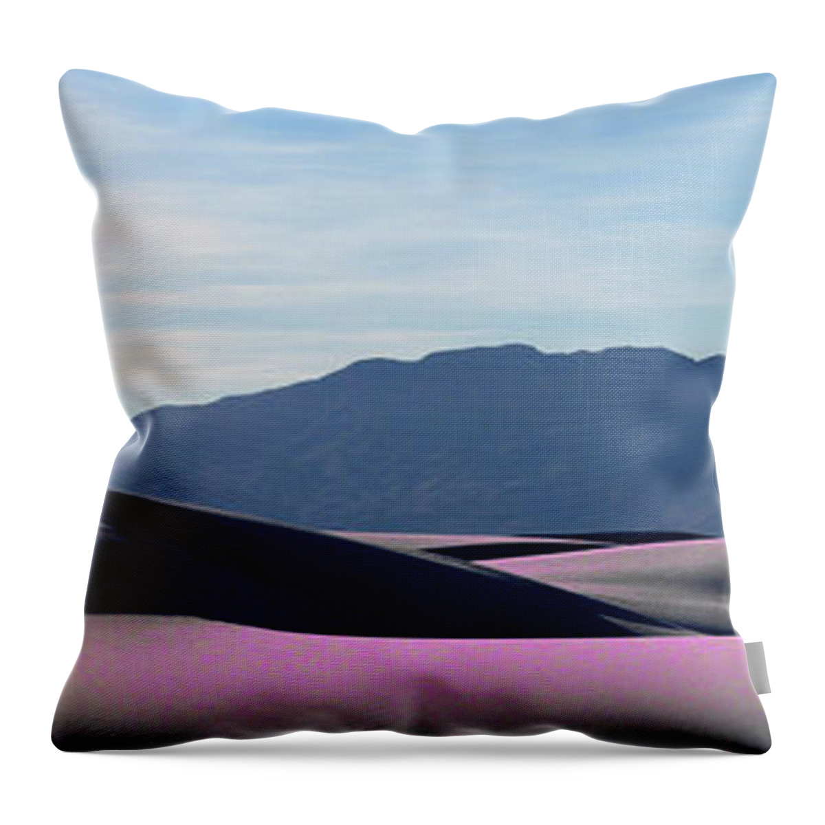 Framed Prints Of The White Sands National Monument Throw Pillow featuring the photograph White Sands Sunset by Jack Pumphrey