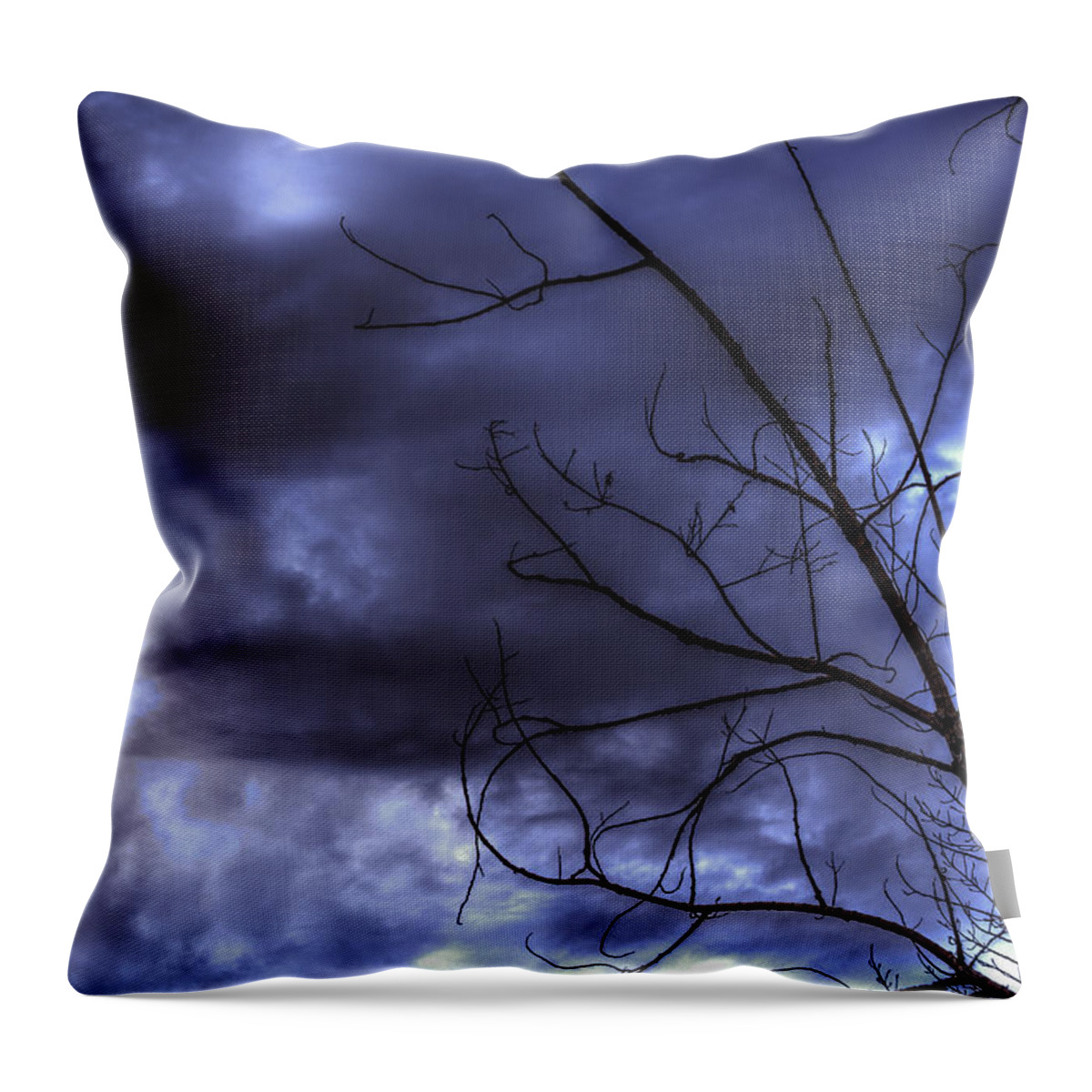 Clouds Throw Pillow featuring the photograph Winter Storm 2 by Ernest Moreno