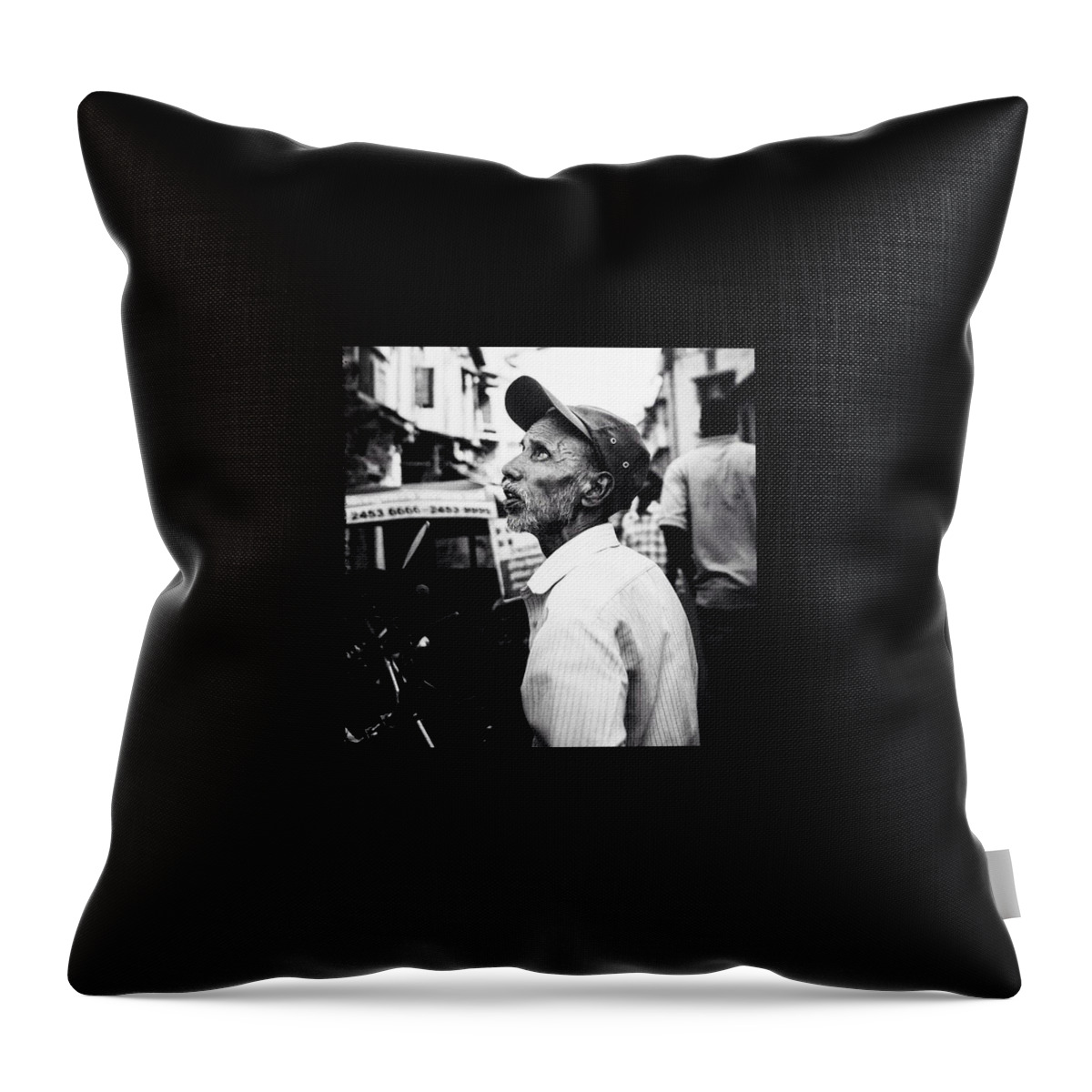 Pune Throw Pillow featuring the photograph Wizened by Aleck Cartwright