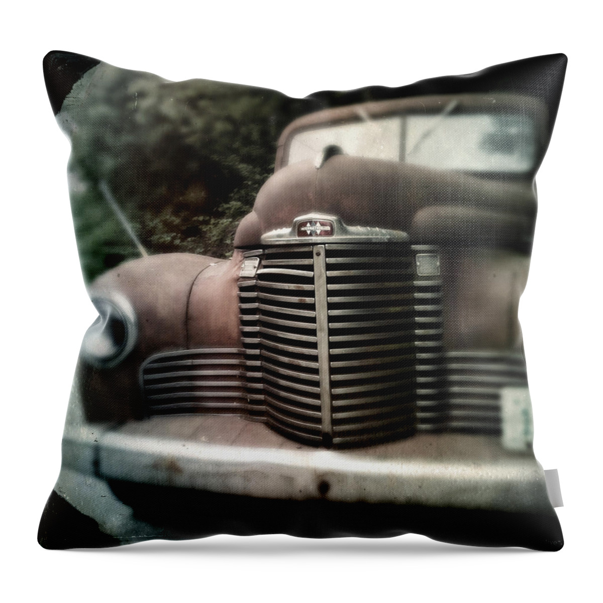1941 Throw Pillow featuring the photograph Work Horse by Tim Nyberg