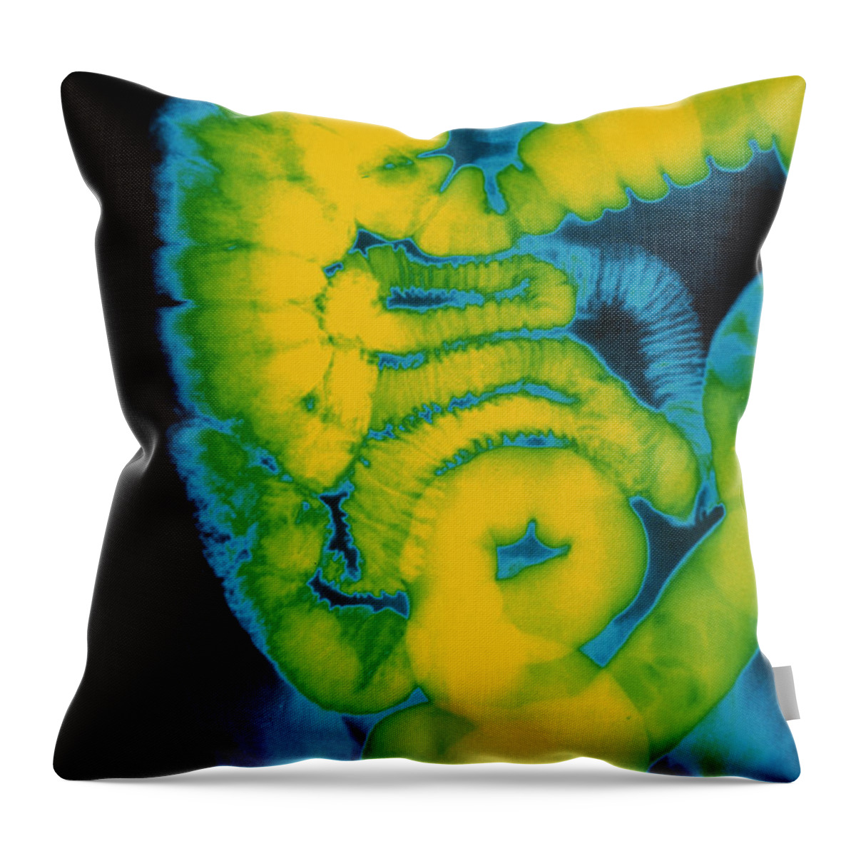 Barium X-ray Throw Pillow featuring the photograph X-ray Of Large Intestine by Susan Leavines