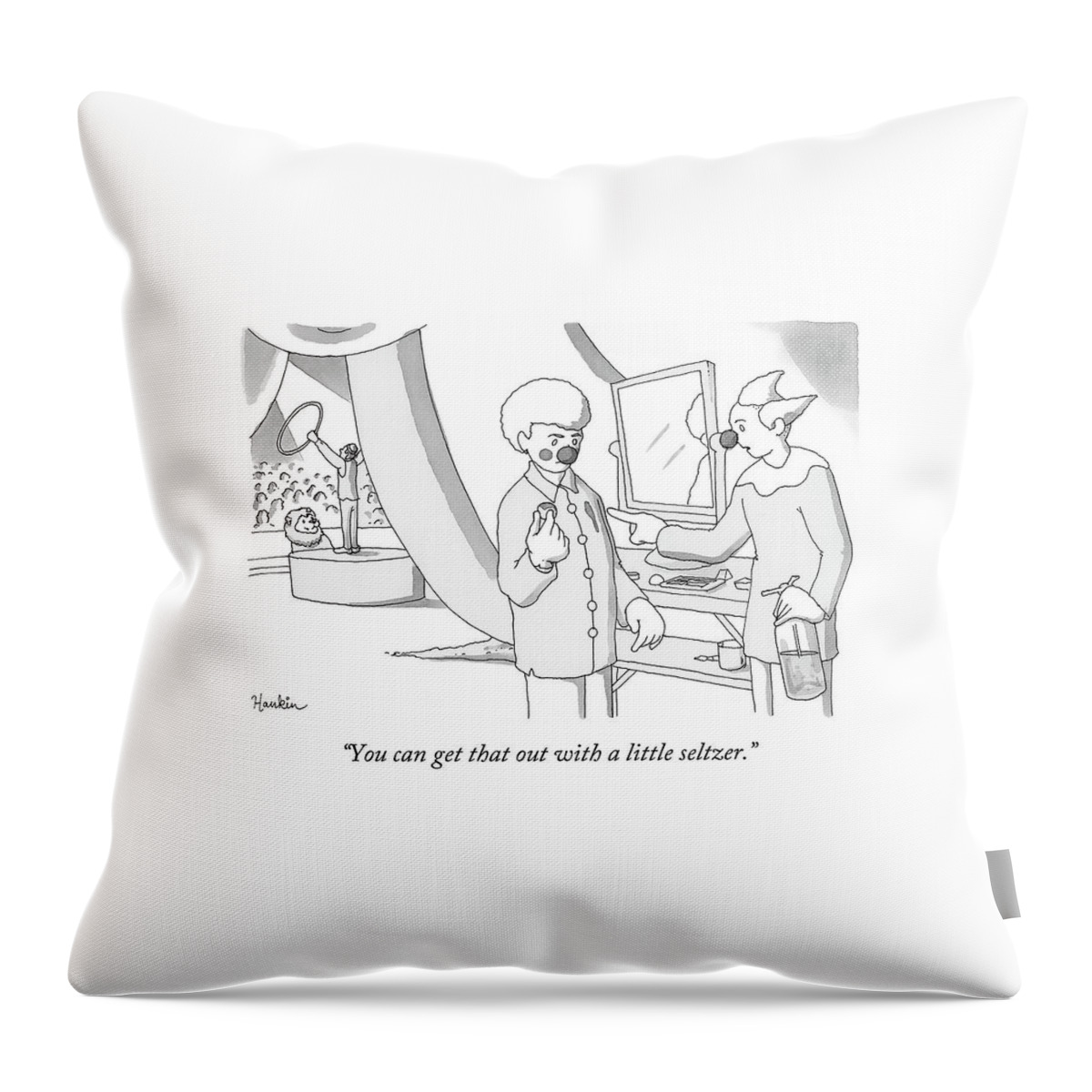 You Can Get That Out With A Little Seltzer Throw Pillow