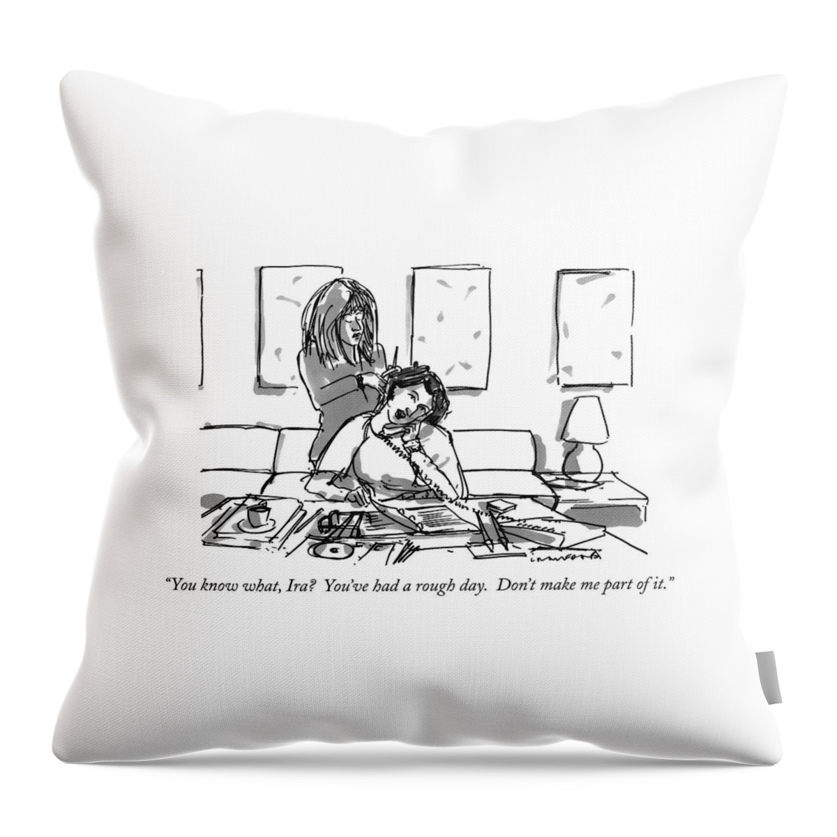 You Know What Throw Pillow