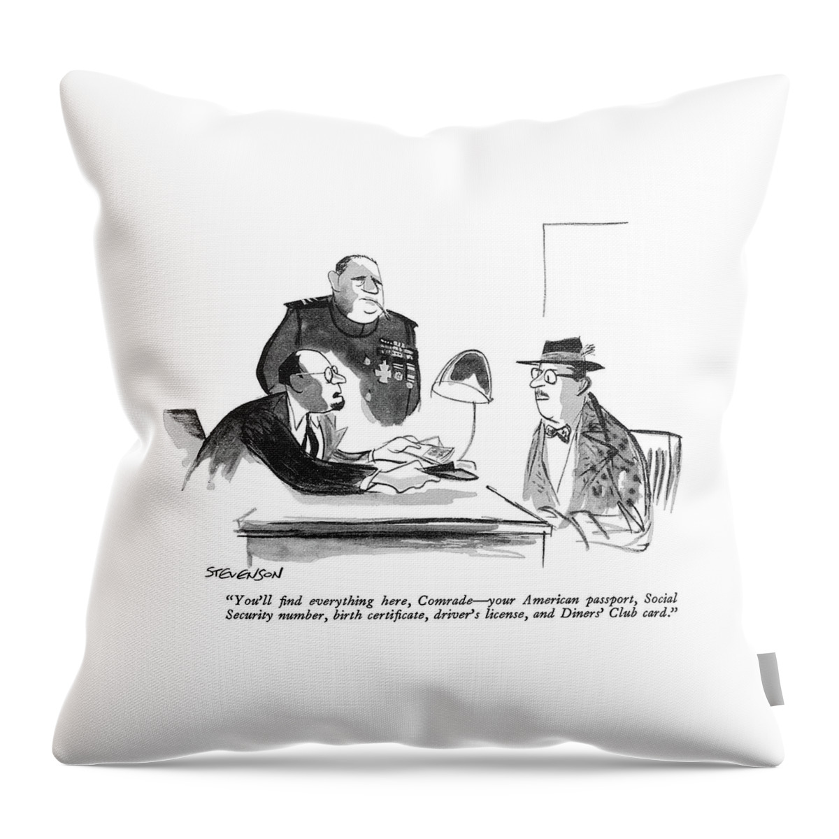 You'll Find Everything Here Throw Pillow