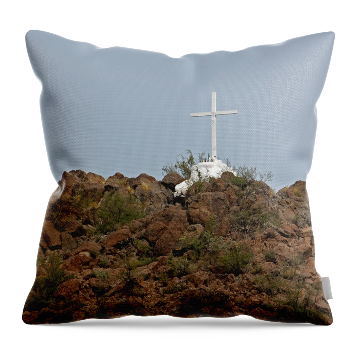 Landscape Throw Pillow featuring the photograph From Above #1 by Suzanne Gaff