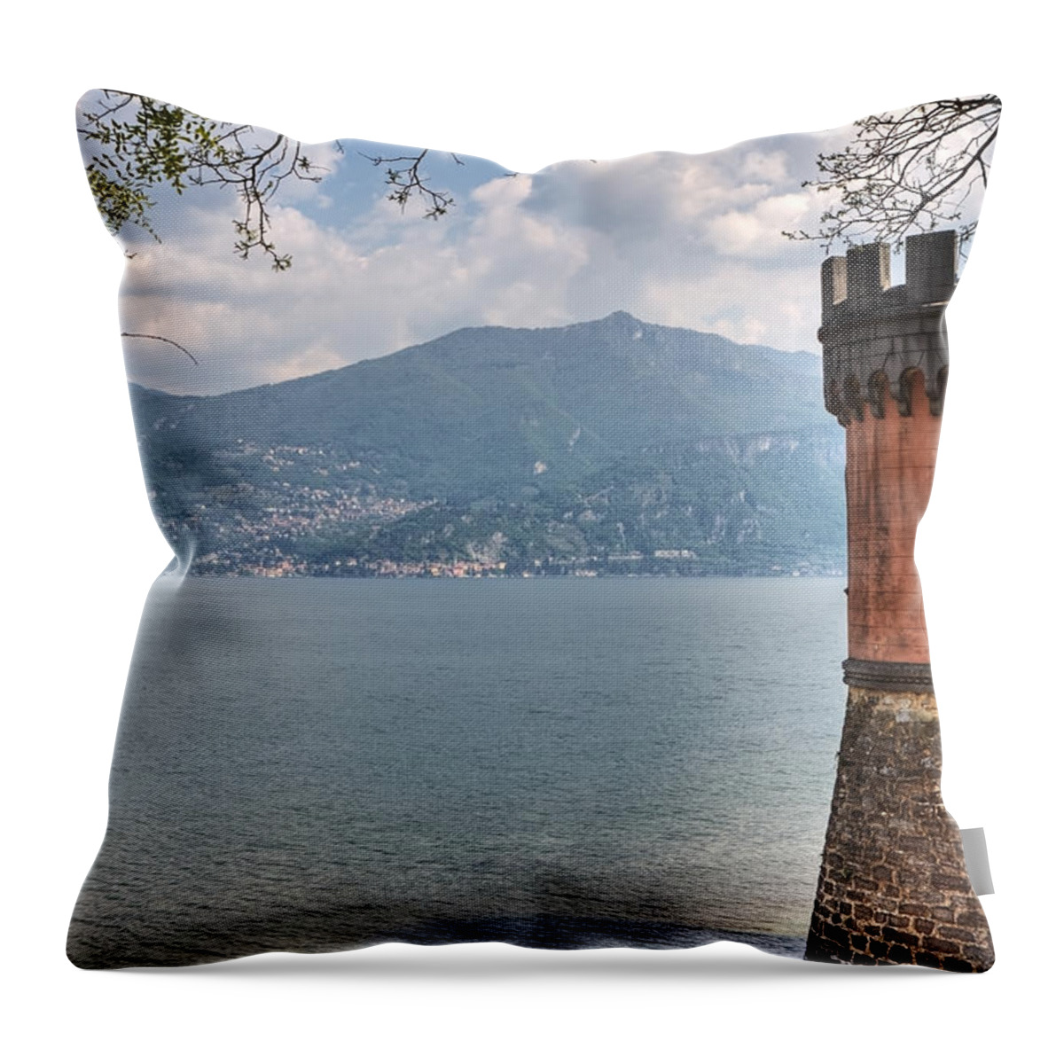 Travel Europe Throw Pillow featuring the photograph Lago di Como #1 by Joana Kruse