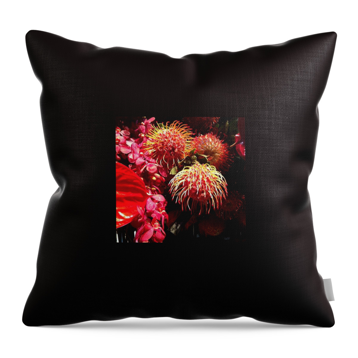 Show Throw Pillow featuring the photograph Philadelphia Flower Show #1 by Katie Cupcakes