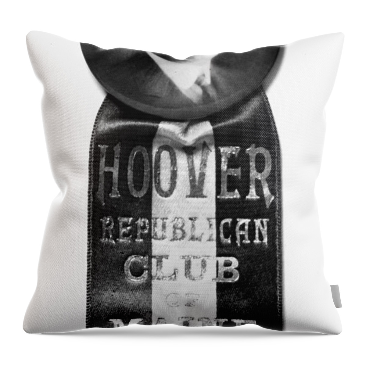 1928 Throw Pillow featuring the photograph Presidential Campaign, 1928 #1 by Granger
