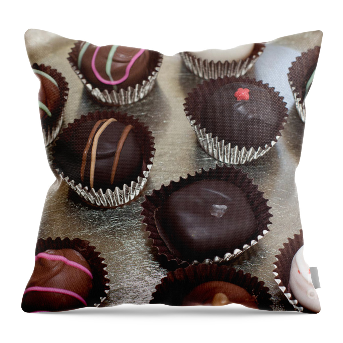 Truffles Throw Pillow featuring the photograph Truffles #1 by Kim Fearheiley