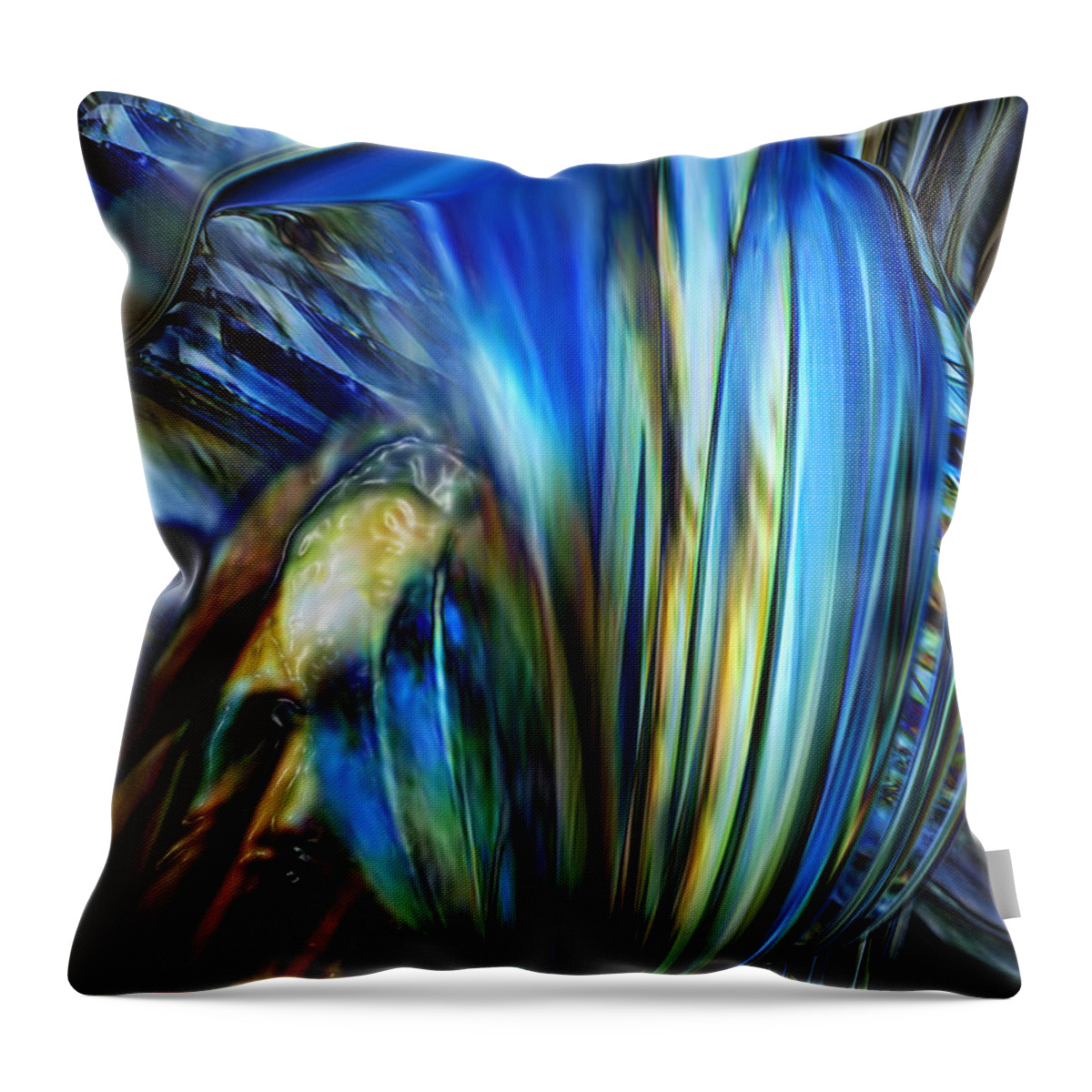 Wealth Weary Throw Pillow featuring the digital art Wealth Weary by Steve Sperry