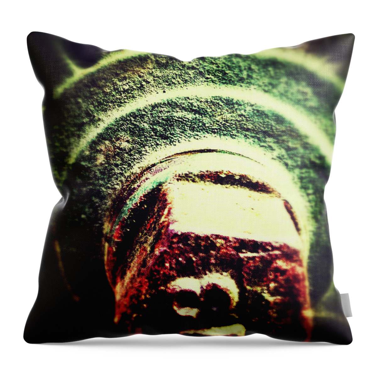 Hydrant Throw Pillow featuring the digital art 13 by Olivier Calas