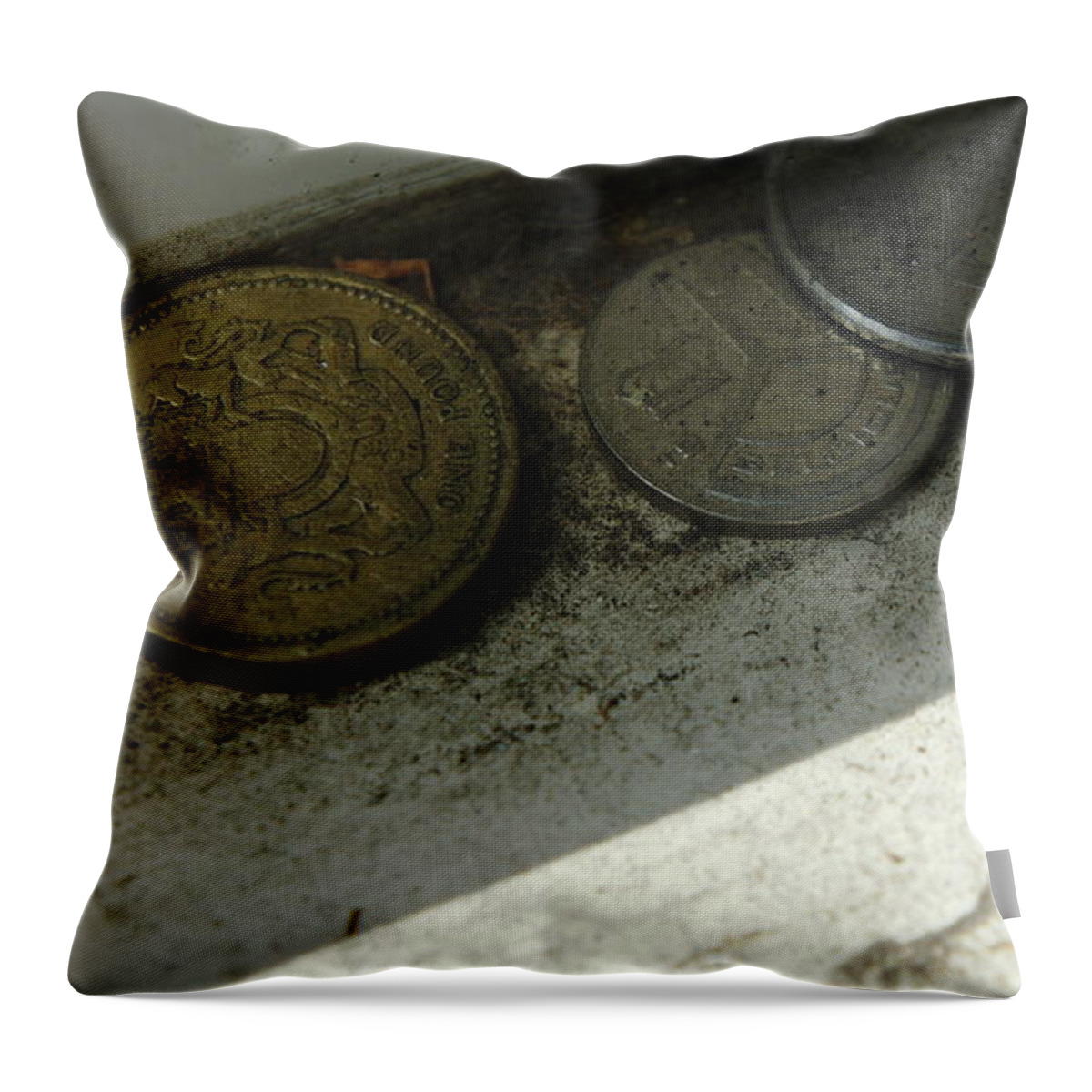  Throw Pillow featuring the photograph My room up close 1 #17 by Myron Belfast