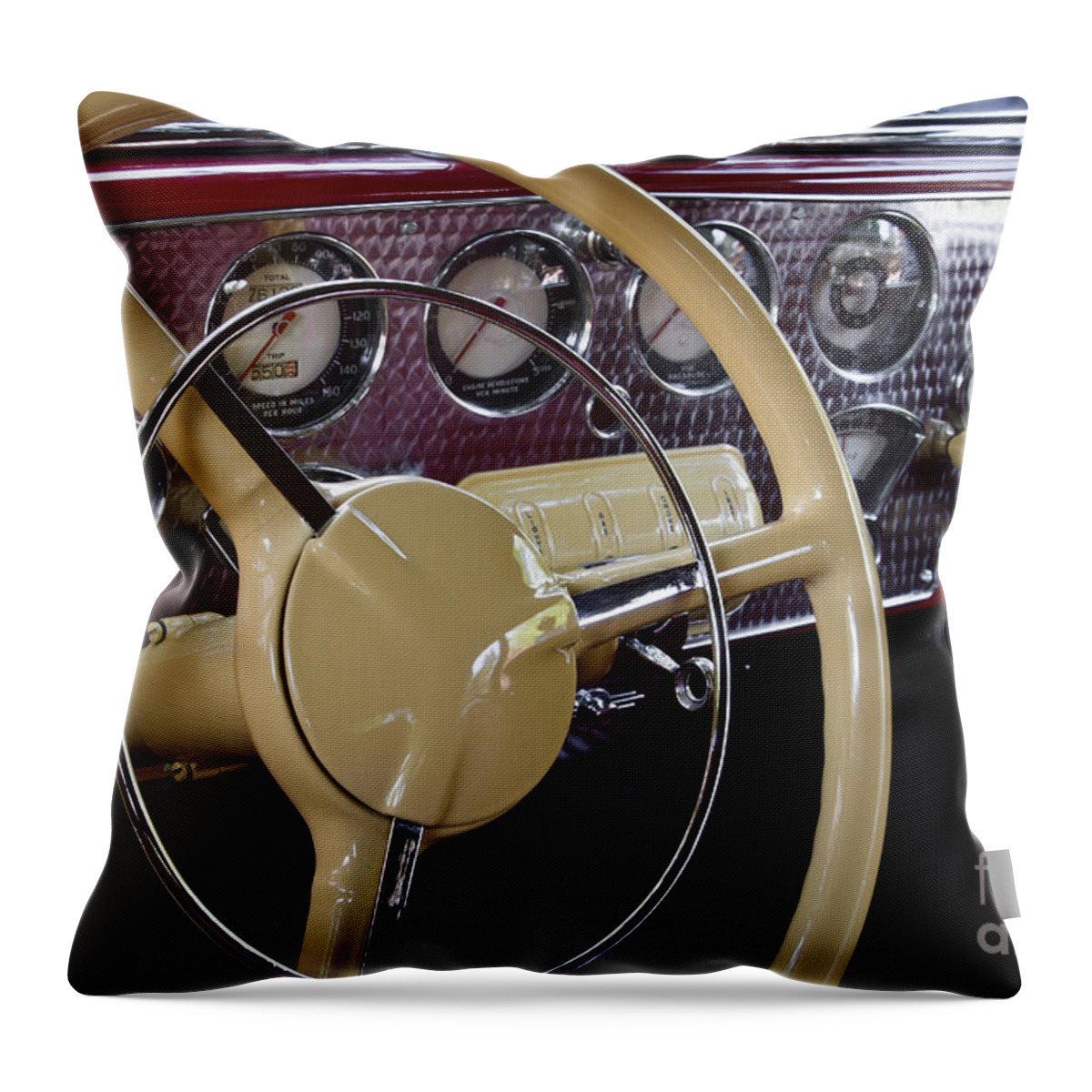 Classic Throw Pillow featuring the photograph 1937 Cord by Dennis Hedberg