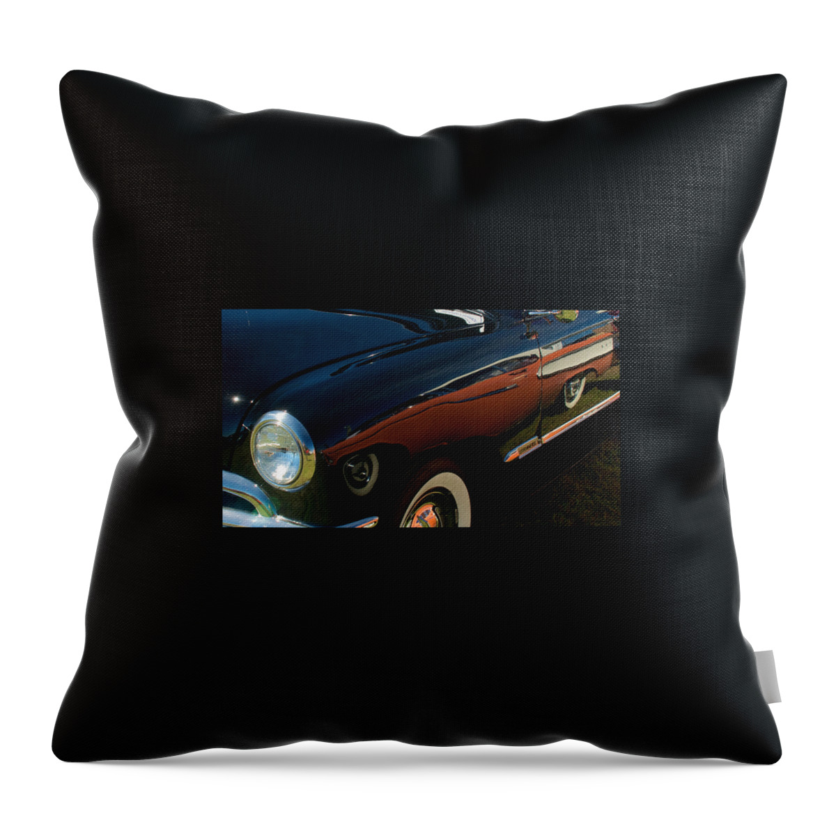 1950 Ford Throw Pillow featuring the photograph 1950 Ford by Mark Dodd