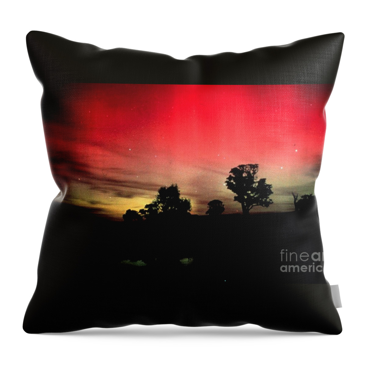 Science Throw Pillow featuring the photograph Aurora Australis, Southern Lights #2 by Science Source