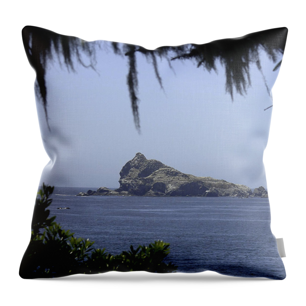 Castle Rock Throw Pillow featuring the photograph Castle Rock #2 by Betty Depee