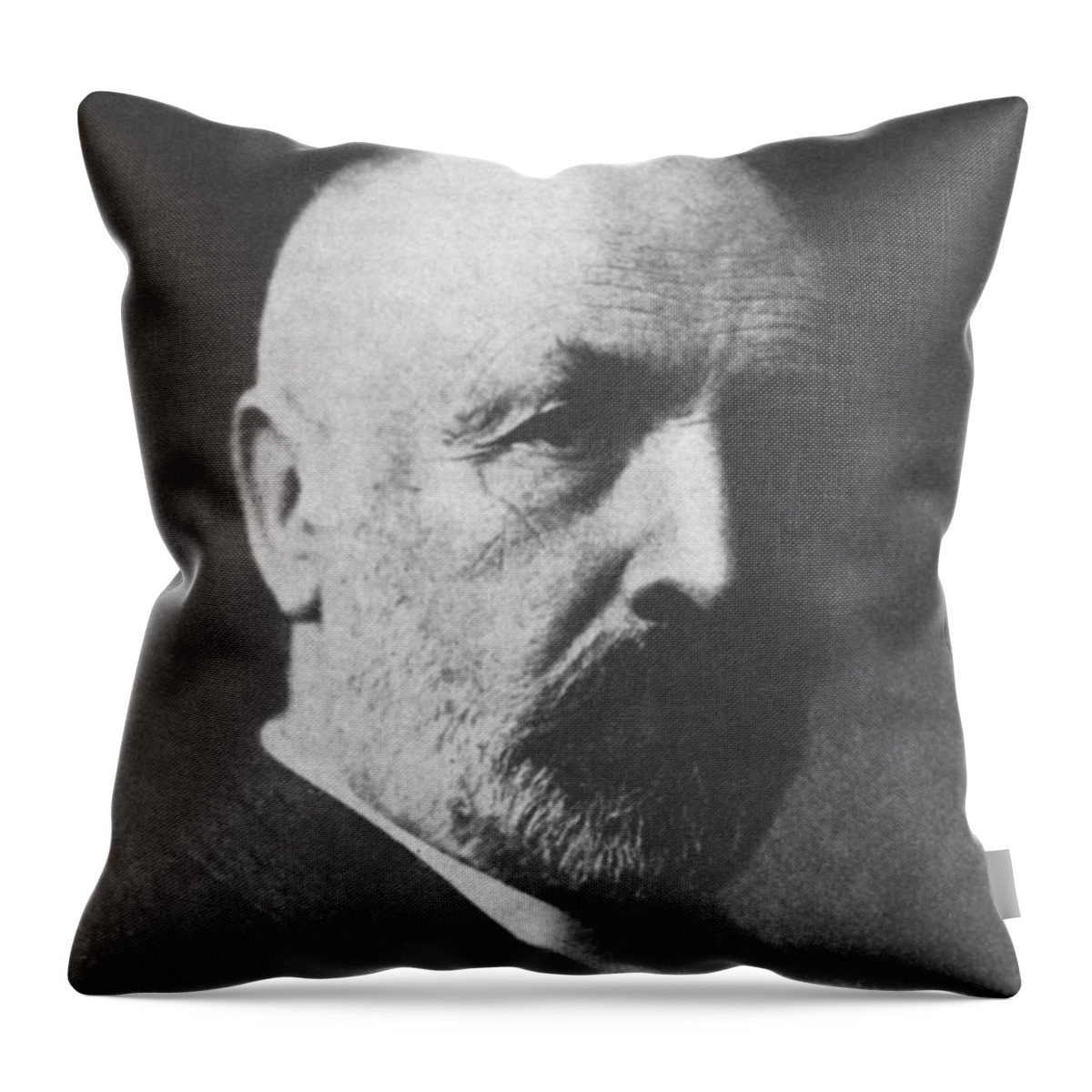 Georg Ferdinand Ludwig Philipp Cantor Throw Pillow featuring the photograph Georg Cantor, German Mathematician #2 by Science Source