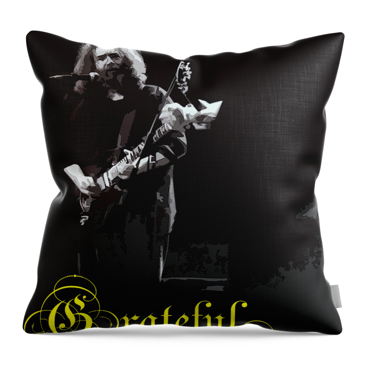 Grateful Throw Pillow featuring the photograph Grateful Dead by Susan Carella
