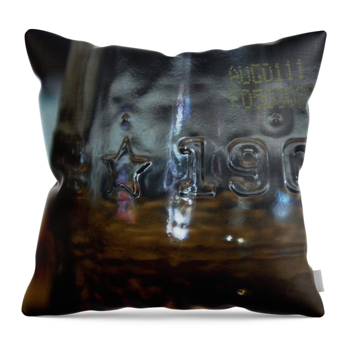  Throw Pillow featuring the photograph My room up close 1 #2 by Myron Belfast